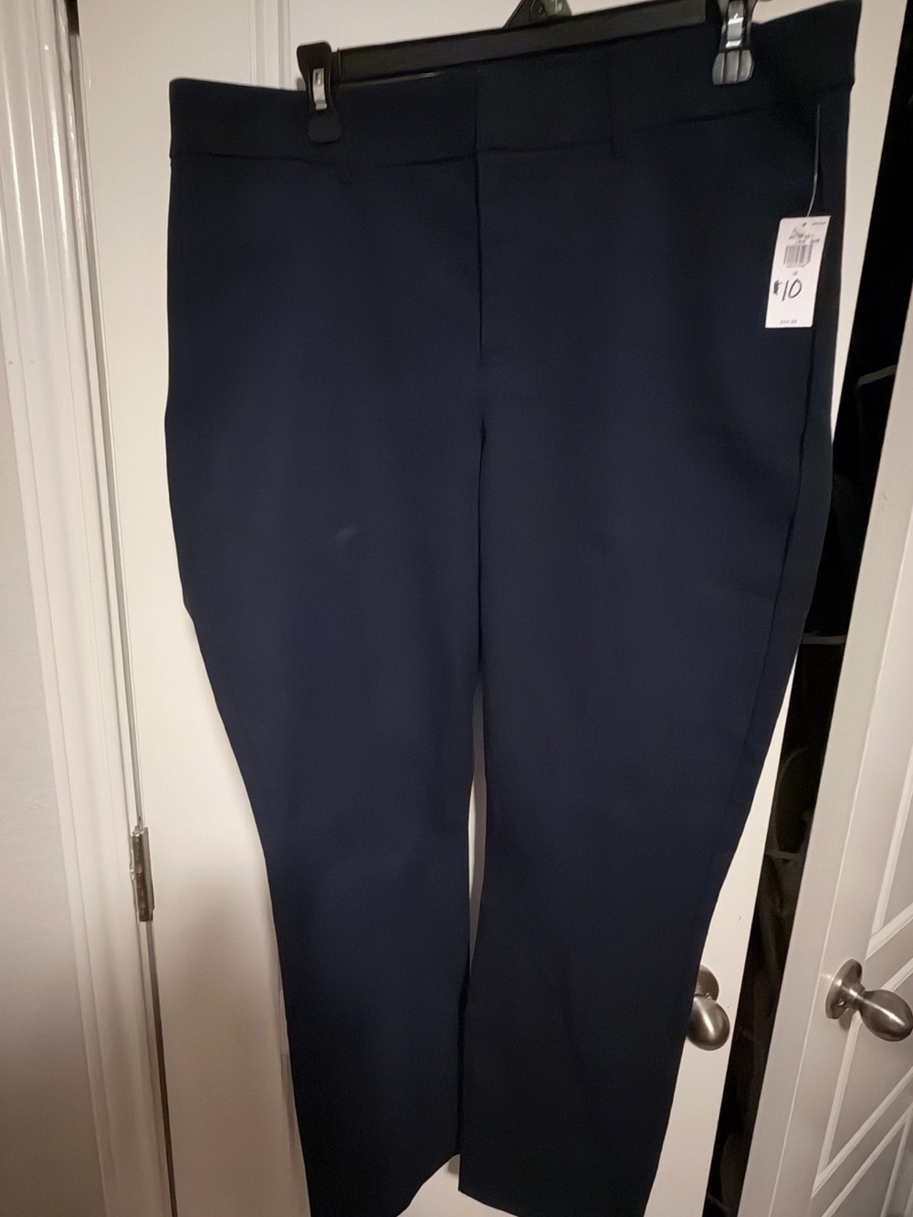 Old Navy Pixie Skinny Dress Pants Navy Blue Size 16 NWT